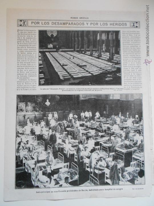 Collezionismo di Riviste e Giornali: hln- 1914- desamparados y heridos, londres, berl&iacute;n
