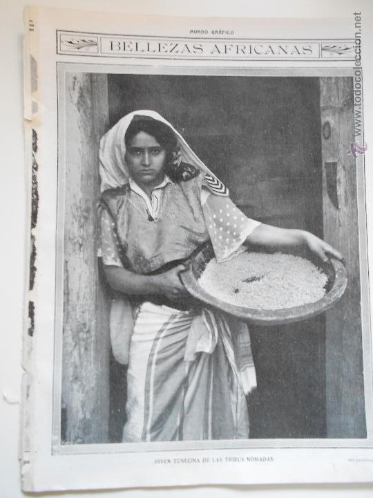 Collezionismo di Riviste e Giornali: hln- 1914- bellezas africanas, joven tunecina