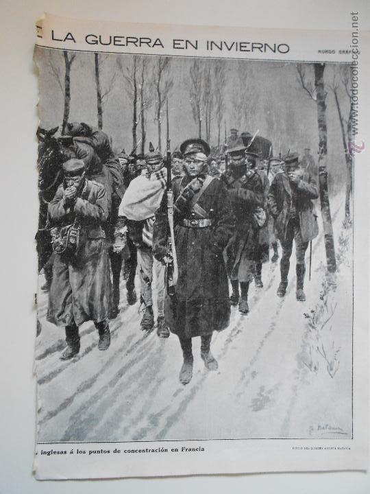 Collezionismo di Riviste e Giornali: hln- 1914- cuadros de la guerra en invierno, prisioneros alemanes por tropas inglesas