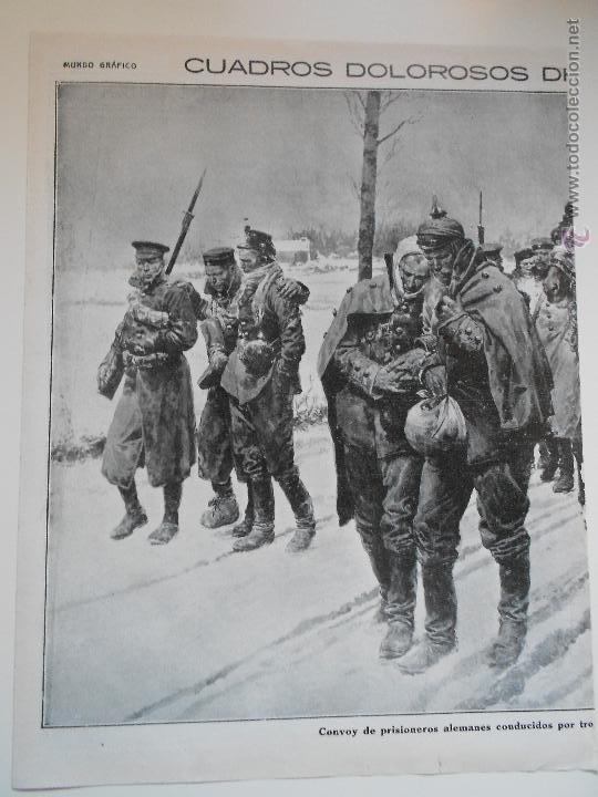 Collezionismo di Riviste e Giornali: hln- 1914- cuadros de la guerra en invierno, prisioneros alemanes por tropas inglesas
