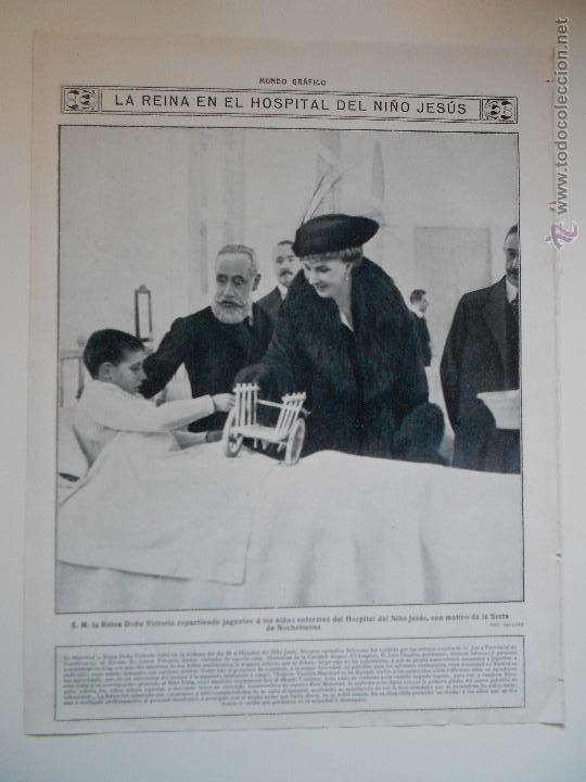 Coleccionismo de revistas y peri&oacute;dicos: hln- 1914- reina victoria reparte juguetes en el hospital ni&ntilde;o jes&uacute;s