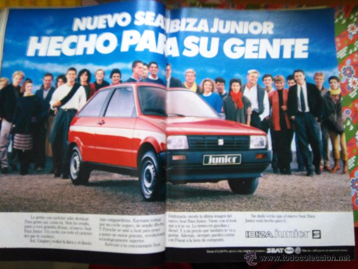 Collection Magazines and Newspapers: recorte anuncio vintage seat ibiza junior leticia sabater