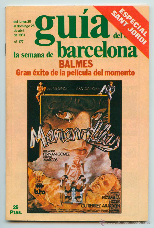 Coleccionismo de Revistas y Peri&oacute;dicos: GU&Iacute;A DEL OCIO - LA SEMANA DE BARCELONA - N&ordm; 177 - 1981