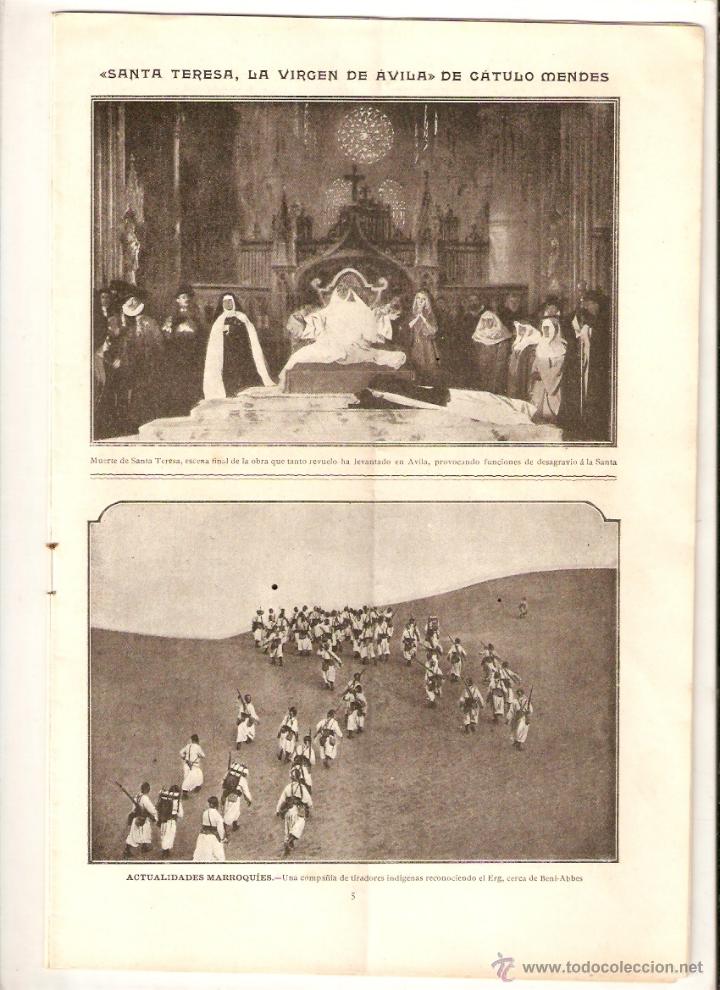 Coleccionismo de Revistas y Peri&oacute;dicos: A&Ntilde;O 1906 FIESTA SANTA BARBARA ARTILLERIA BARCELONA PELIGRO RUINA ALHAMBRA AVILA MUERTE SANTA TERESA