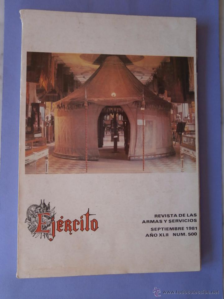 Collection Magazines and Newspapers: revista  de las armas y servicios  ejercito  - a&ntilde;o 1981 - n&ordm; 500