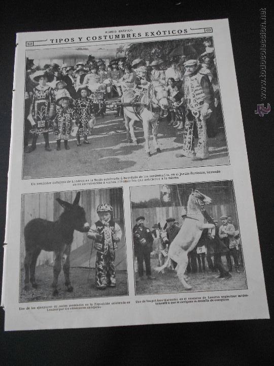 Coleccionismo de revistas y peri&oacute;dicos: hln- 1914- costumbres ex&oacute;ticas, londres, fiesta por los sordomudos