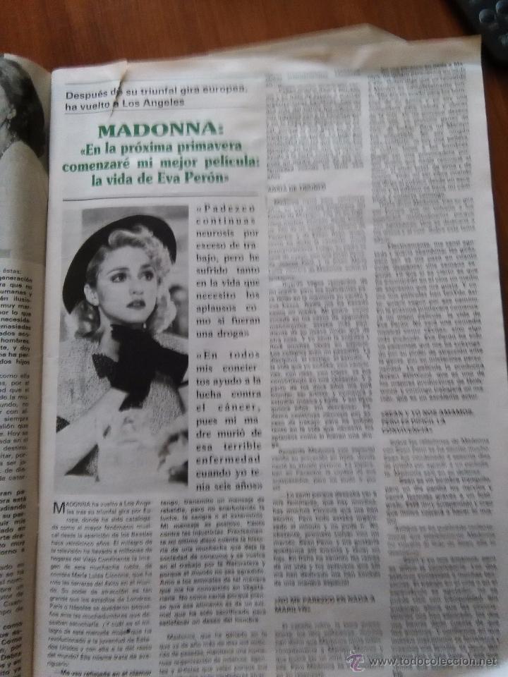 Coleccionismo de Revistas y Peri&oacute;dicos: recorte madonna