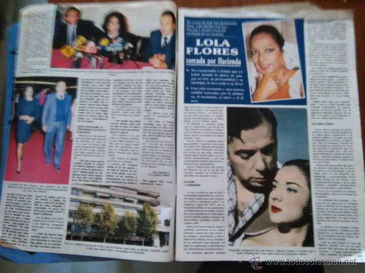 Coleccionismo de revistas y peri&oacute;dicos: recorte lola flores
