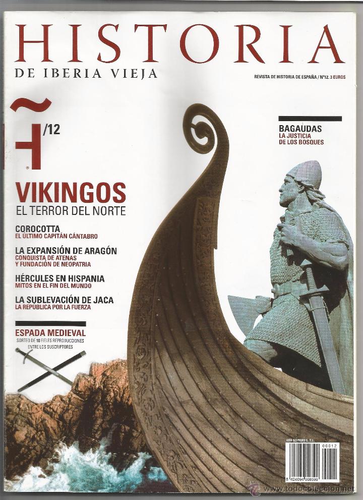 Coleccionismo de Revistas y Peri&oacute;dicos: HISTORIA DE IBERIA VIEJA N&ordm; 12,  VIKINGOS: EL TERROR DEL NORTE