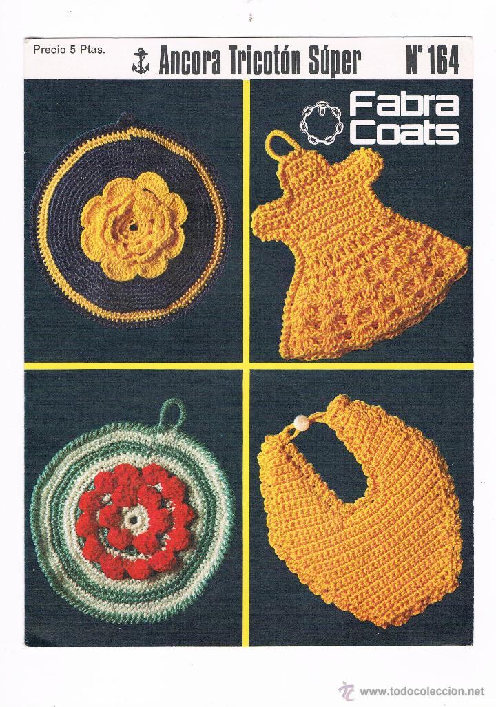 Collection Magazines and Newspapers: FABRA COATS FOLLETO ANCORA TRICOT&Oacute;N S&Uacute;PER N&ordm; 164 FABRA COATS 1974 **