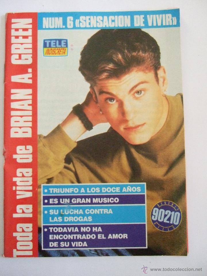 Coleccionismo de Revistas y Peri&oacute;dicos: TELE INDISCRETA - PEQUE&Ntilde;O SUPLEMENTO - 1991 - TODA LA VIDA DE BRIAN A. GREEN - 31 PAGINAS