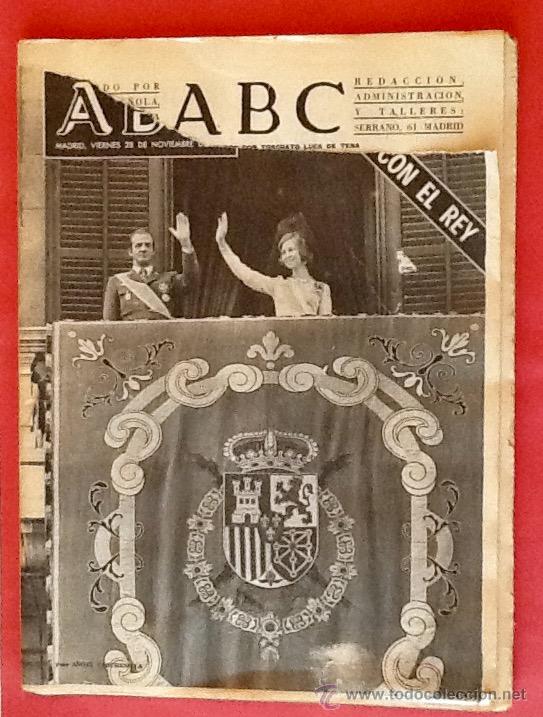 Coleccionismo de revistas y peri&oacute;dicos: DIARIO ABC. 28 NOVIEMBRE 1975 .ENVIO INCLUIDO EN EL PRECIO.