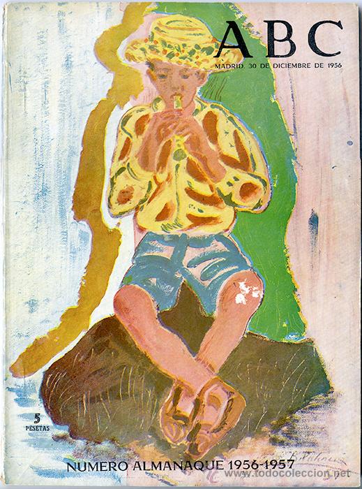 Coleccionismo de revistas y peri&oacute;dicos: ABC. N&uacute;mero Almanaque 1956-1957. Madrid, 30 de diciembre de 1956. Buena conservaci&oacute;n