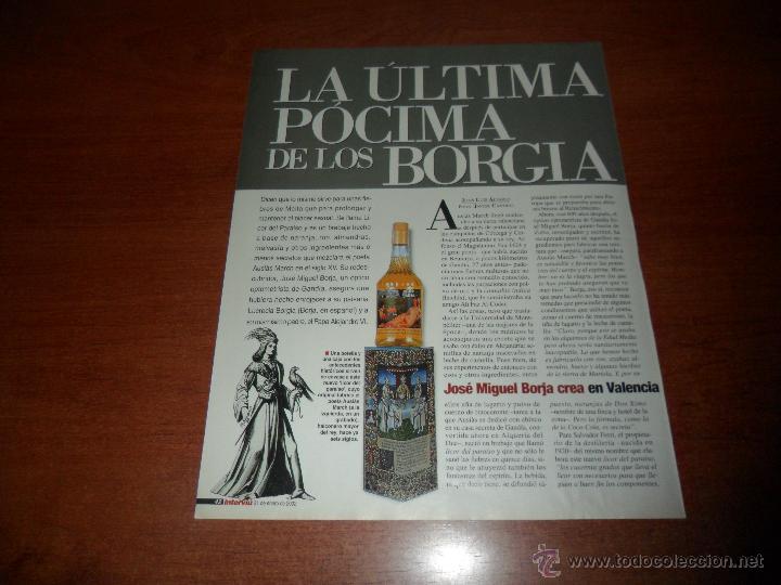 Colecionismo de Revistas e Jornais: RECORTE DE PRENSA A&Ntilde;O 2002: EN GAND&Iacute;A (VALENCIA) BREBAJE AFRODISIACO CON RECETAS DEL SIGLO XV