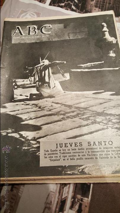 Coleccionismo de revistas y peri&oacute;dicos: ABC 23 DE MARZO DE 1967, JUEVES SANTO- LA PASION DE ULLDECONA-