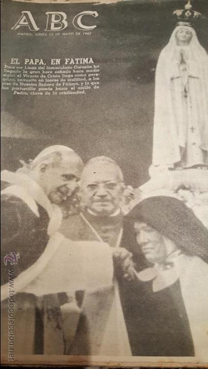 Coleccionismo de revistas y peri&oacute;dicos: ABC 15 DE MAYO DE 1967, EL PAPA EN FATIMA- ROLLING STONES ANTE LOS TRIBUNALES