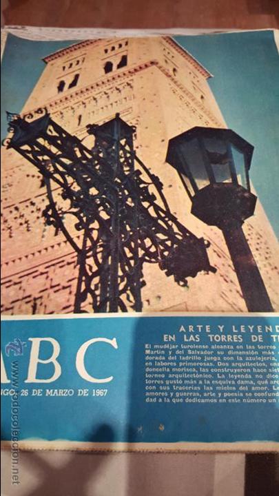 Coleccionismo de revistas y peri&oacute;dicos: abc 26 de marzo de 1967, arte y leyenda en las torres de teruel-museo nacional del ej&eacute;rcito brit&aacute;nic