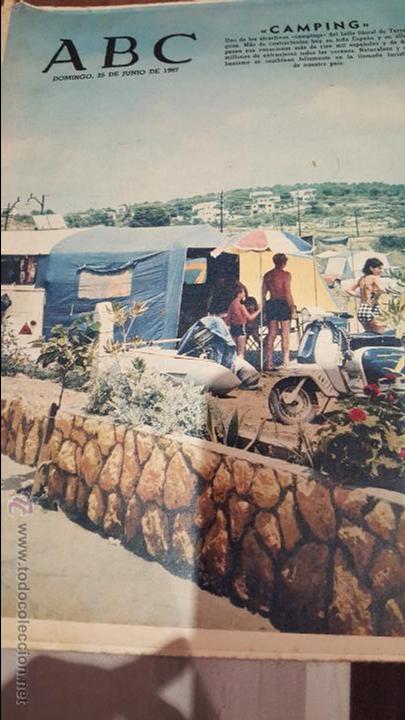 Coleccionismo de revistas y peri&oacute;dicos: abc 25 de junio de 1967, CAMPING-los vascos y el castellano- gaza