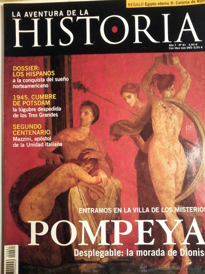 Coleccionismo de revistas y peri&oacute;dicos: LA AVENTURA DE LA HISTORIA-POMPEYA-N&ordm; 81