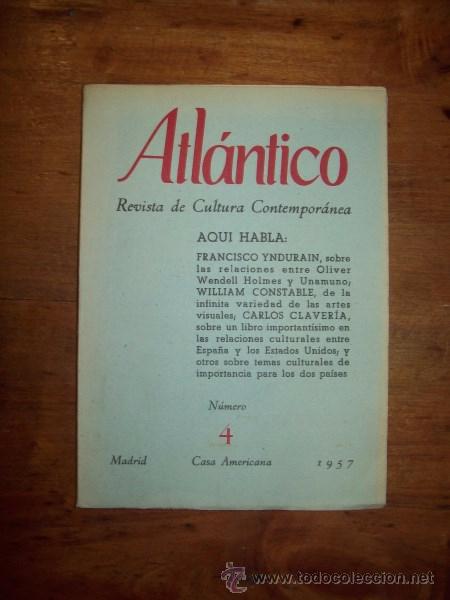 Collection Magazines and Newspapers: ATL&Aacute;NTICO : Revista de Cultura Contempor&aacute;nea. N&uacute;m. 4 ; Febrero 1957
