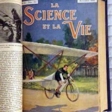 Coleccionismo de Revistas y Periódicos: REVISTA ´LA SCIENCE ET LA VIE´. UN TOMO COMPLETO : 1919 - 1920. INVENTOS Y TÉCNICAS DE LA ÉPOCA. . Lote 53467326