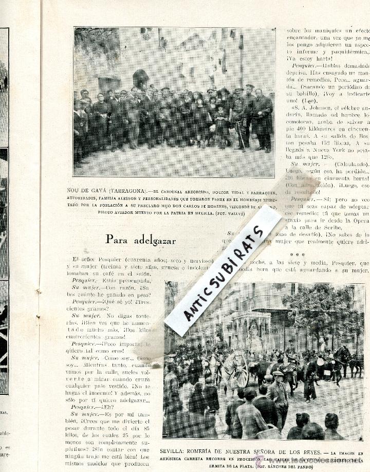 Coleccionismo de revistas y peri&oacute;dicos: REVISTA 1919 CICLISMO CARRERA DE BICICLETAS EN SAN SEBASTIAN CLUB CICLISTA FORTUNA NOU DE GAIA GAYA