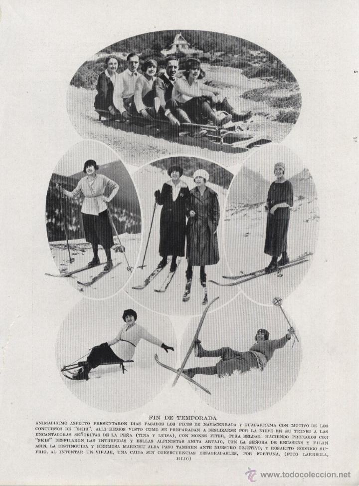 Collezionismo di Riviste e Giornali: * NAVACERRADA * GUADARRAMA * Anita Artajo, Filin As&iacute;n, Recasens , Marichu Alba...- 1920