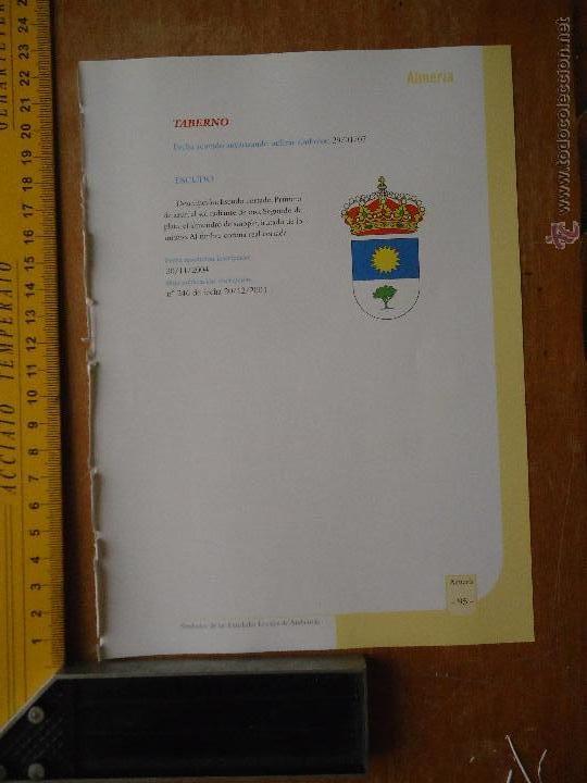 Collection Magazines and Newspapers: HOJA ALMERIA PUEBLO DE LA PROVINCIA - TABERNO