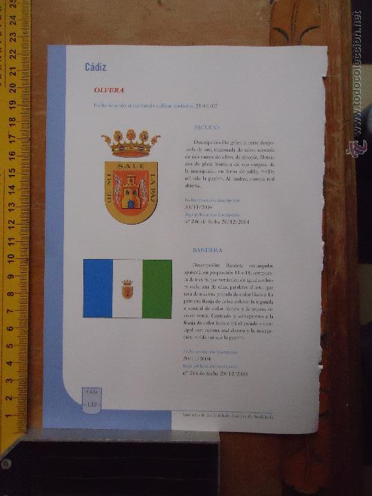 Collection Magazines and Newspapers: HOJA - CADIZ PUEBLO DE LA PROVINCIA - CADIZ - OLVERA