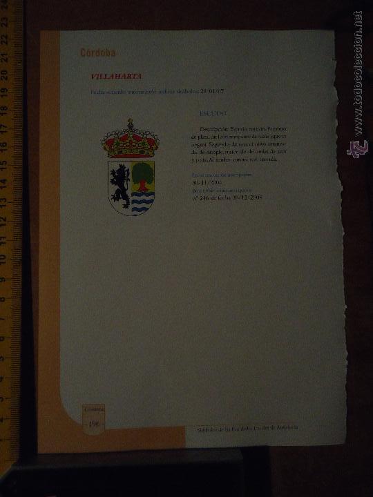 Collection Magazines and Newspapers: HOJA - CORDOBA PUEBLO DE LA PROVINCIA - CORDOBA - VILLAHARTA