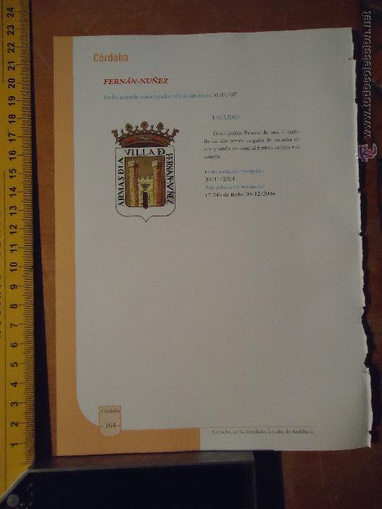 Collection Magazines and Newspapers: HOJA - CORDOBA PUEBLO DE LA PROVINCIA - CORDOBA - FERNAN NU&Ntilde;EZ
