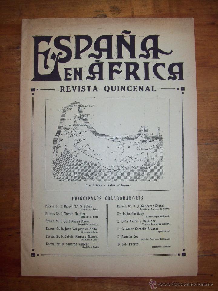 Collection Magazines and Newspapers: ESPA&Ntilde;A EN &Aacute;FRICA : Revista quincenal. A&ntilde;o X ; 30 de abril de 1914 ; N&uacute;m. 171