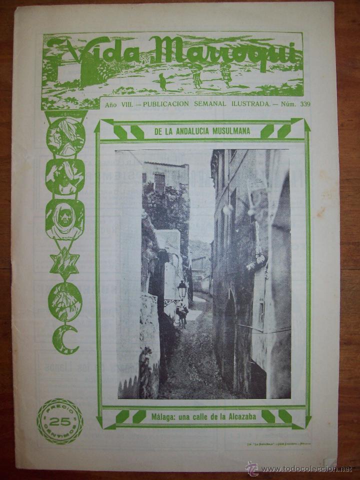 Sammeln von Zeitschriften und Zeitungen: VIDA MARROQU&Iacute; : Revista Semanal Ilustrada. A&ntilde;o VIII ; Melilla, 28 Octubre 1933 ; N&ordm; 393