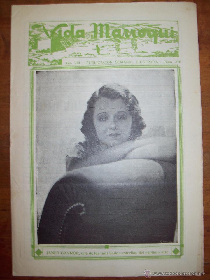 Sammeln von Zeitschriften und Zeitungen: VIDA MARROQU&Iacute; : Revista Semanal Ilustrada. A&ntilde;o VIII ; Melilla, 18 junio 1933 ; N&ordm; 378