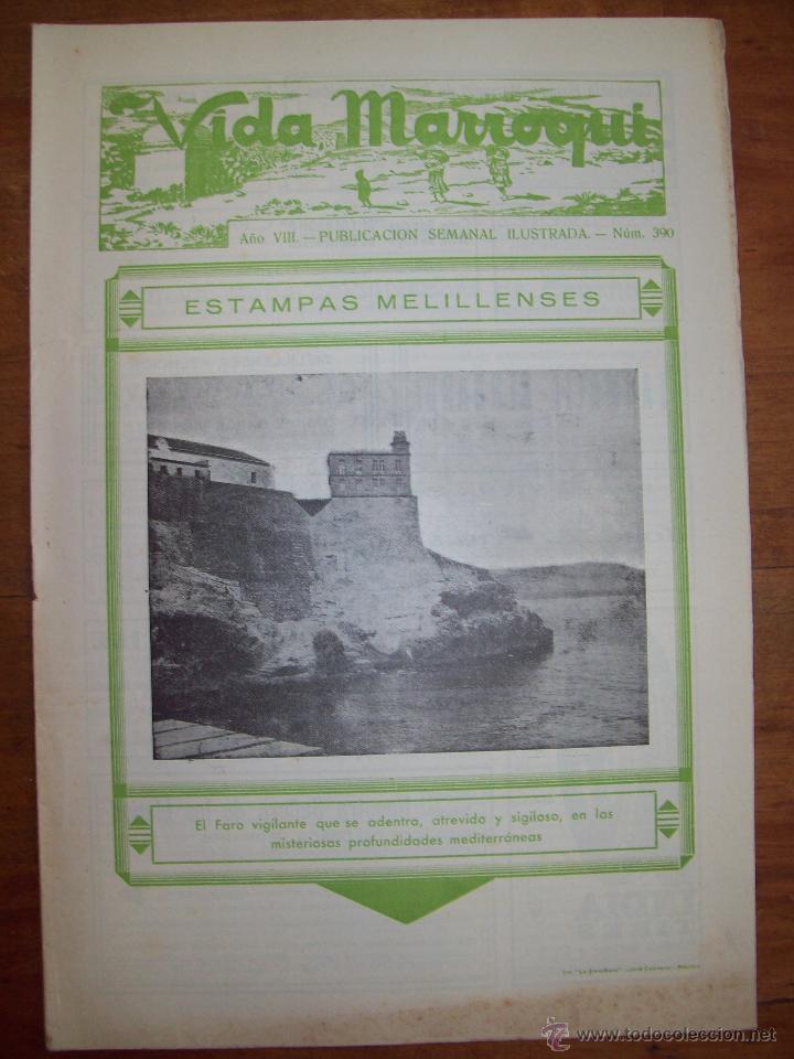 Sammeln von Zeitschriften und Zeitungen: VIDA MARROQU&Iacute; : Revista Semanal Ilustrada. A&ntilde;o VIII ; Melilla, 24 Septiembre 1933 ; N&ordm; 390