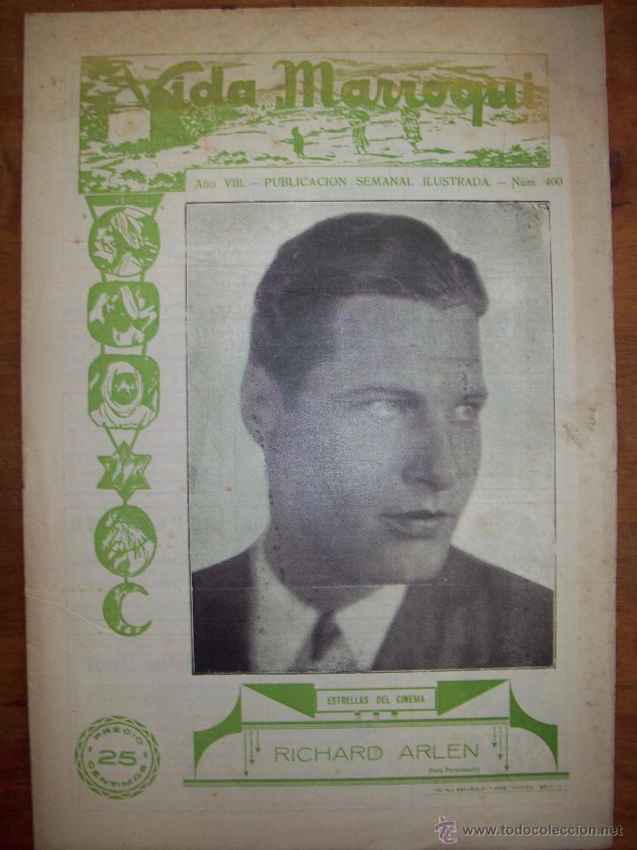Sammeln von Zeitschriften und Zeitungen: VIDA MARROQU&Iacute; : Revista Semanal Ilustrada. A&ntilde;o VIII ; Melilla, 24 Diciembre 1933 ; N&ordm; 400