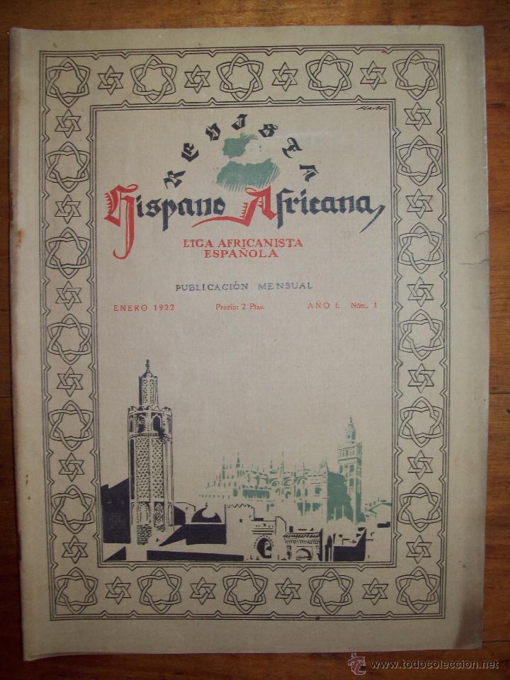Sammeln von Zeitschriften und Zeitungen: REVISTA HISPANO AFRICANA : Publicaci&oacute;n Mensual. Enero 1922 ; A&ntilde;o I ; N&uacute;m. 1
