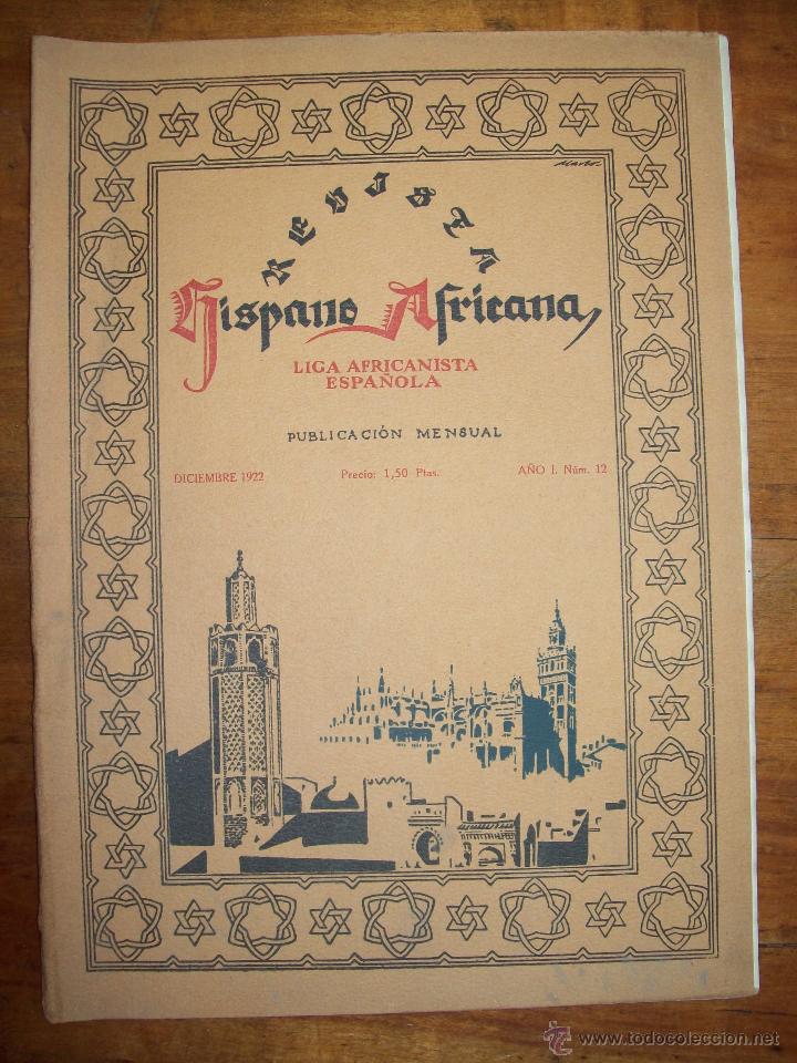 Sammeln von Zeitschriften und Zeitungen: REVISTA HISPANO AFRICANA : Publicaci&oacute;n Mensual. Diciembre 1922 ; A&ntilde;o I ; N&uacute;m. 12