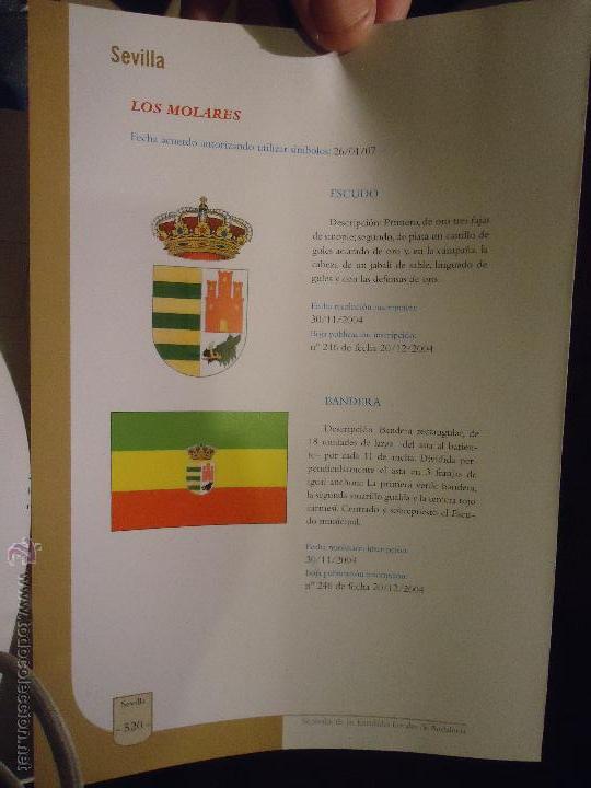 Coleccionismo de revistas y peri&oacute;dicos: HOJA - SEVILLA PUEBLO DE LA PROVINCIA - SEVILLA - LOS MOLARES