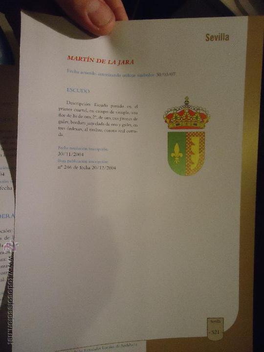 Coleccionismo de revistas y peri&oacute;dicos: HOJA - SEVILLA PUEBLO DE LA PROVINCIA - SEVILLA - MARTIN DE LA JARA