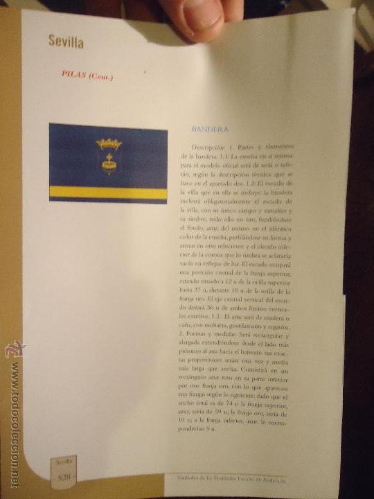 Coleccionismo de revistas y peri&oacute;dicos: HOJA - SEVILLA PUEBLO DE LA PROVINCIA - SEVILLA - PILAS