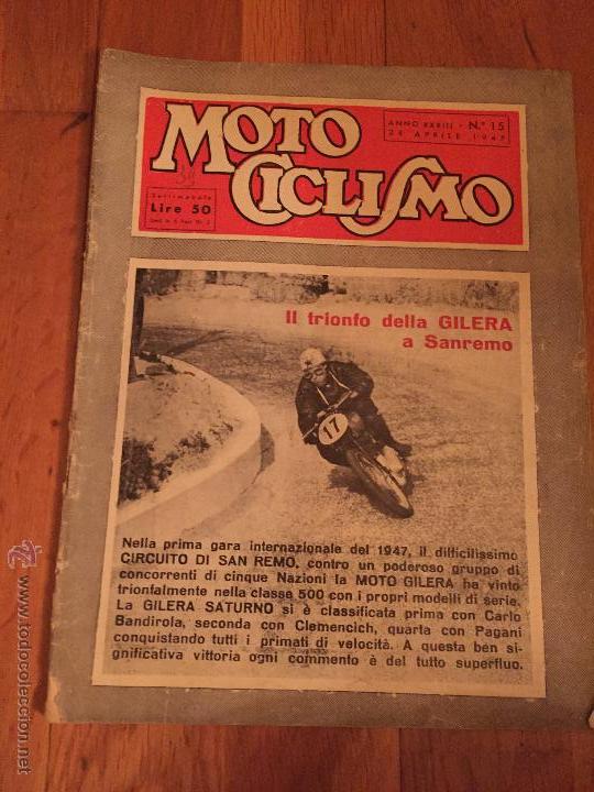 Coleccionismo de Revistas y Peri&oacute;dicos: Revista - moto ciclismo- numero 15- 1947