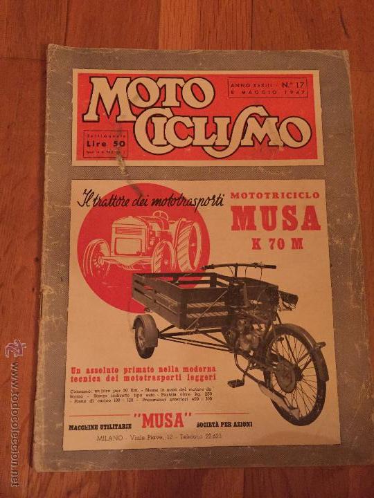 Coleccionismo de Revistas y Peri&oacute;dicos: Revista- moto ciclismo- numero 17- 1947