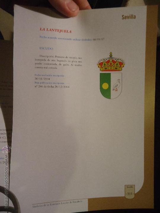 Coleccionismo de revistas y peri&oacute;dicos: HOJA - SEVILLA PUEBLO DE LA PROVINCIA - SEVILLA - LA LANTEJUELA