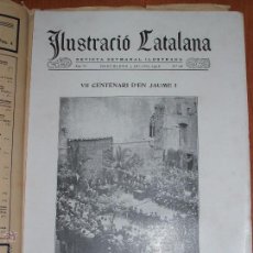 Coleccionismo de Revistas y Periódicos: REVISTA ILUSTRACIÓ CATALANA. VII CENTENARI DE JAUME I. JULIO 1908. Lote 53542581