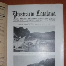 Coleccionismo de Revistas y Periódicos: REVISTA ILUSTRACIÓ CATALANA.PROCESSÓ MARITIMA DE SANTA CRISTINA, LLORET DE MAR. AGOSTO 1908. Lote 53542683
