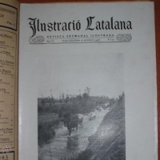 Coleccionismo de Revistas y Periódicos: REVISTA ILUSTRACIÓ CATALANA.RIERA AVALL,ESQUADRA INGLESA A BARCELONA.... AGOSTO 1908. Lote 53542735