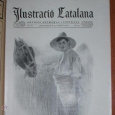 Coleccionismo de Revistas y Periódicos: REVISTA ILUSTRACIÓ CATALANA,PEL BATRE,DIBUJO DE FRANCISCO SARDÀ. AGOSTO 1908. Lote 53542768