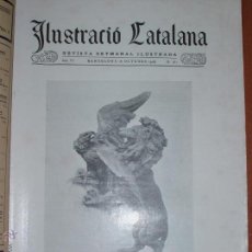 Coleccionismo de Revistas y Periódicos: REVISTA ILUSTRACIÓ CATALANA,MONUMENTO DE AGUSTINA ZARAGOZA. OCTUBRE 1908. Lote 53543070