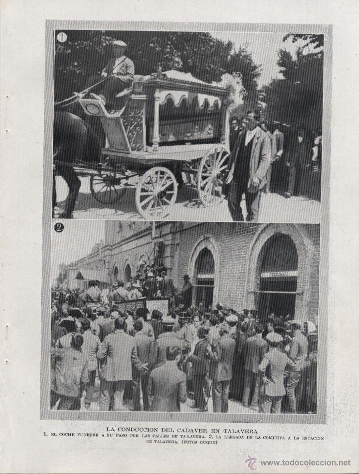 Coleccionismo de Revistas y Peri&oacute;dicos: * TOROS * Muerte de Joselito, el cad&aacute;ver en Madrid y Talavera - 1920